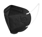 P2 Mask BLACK | Australian Made | PPETECH (50 Masks) Ear-loop BLACK 4 x Ply (2Box/50 Masks)
