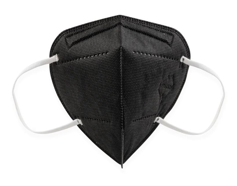 P2 Mask BLACK | Australian Made | PPETECH (50 Masks) Ear-loop BLACK 4 x Ply (2Box/50 Masks)
