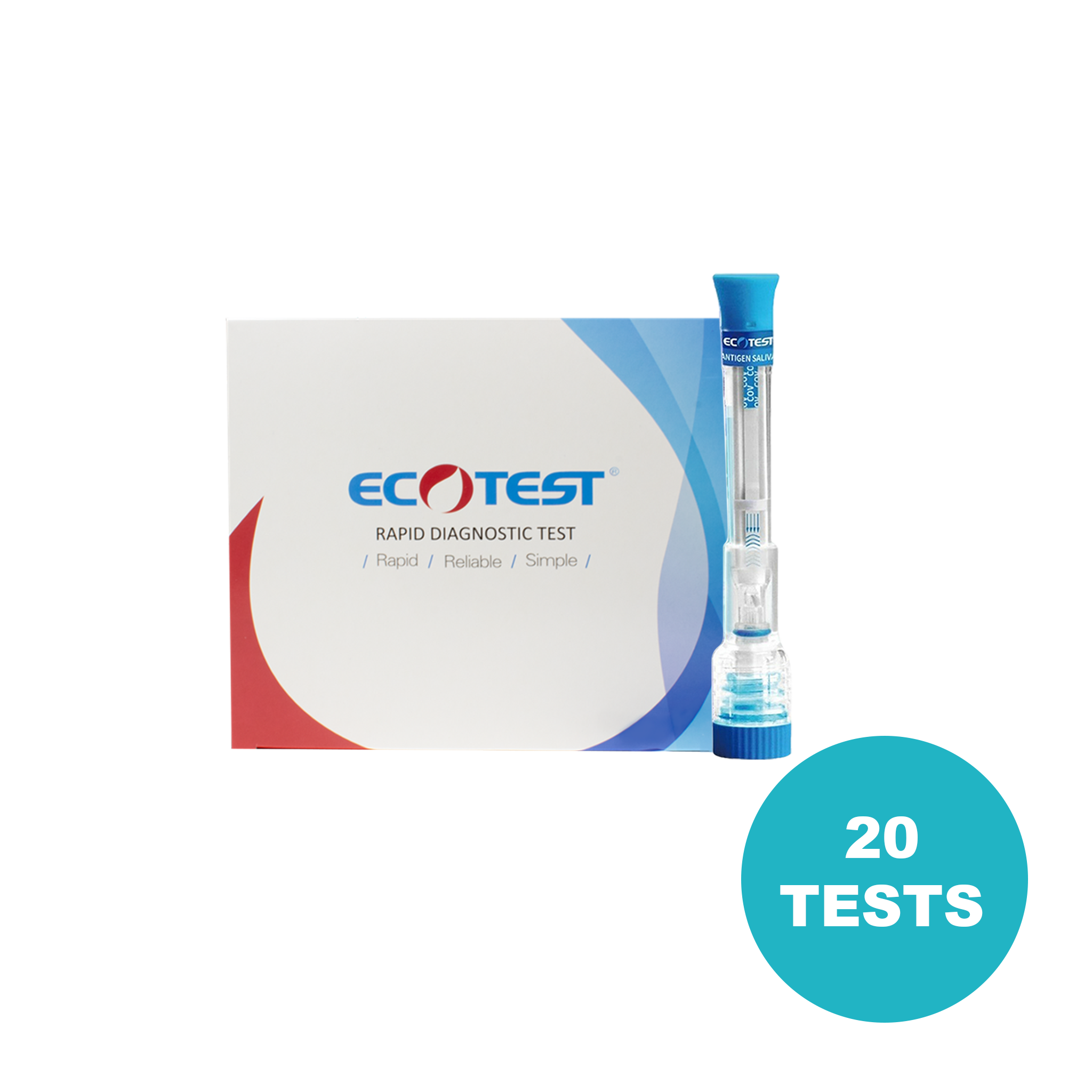 Rapid Antigen Test | COVID-19 | Saliva Pen Tests | Clinical Pack (20 Tests)