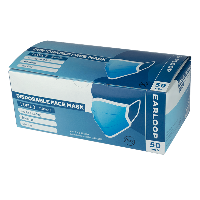 Surgical Face Masks | Level 2 (2 boxes/100 masks)