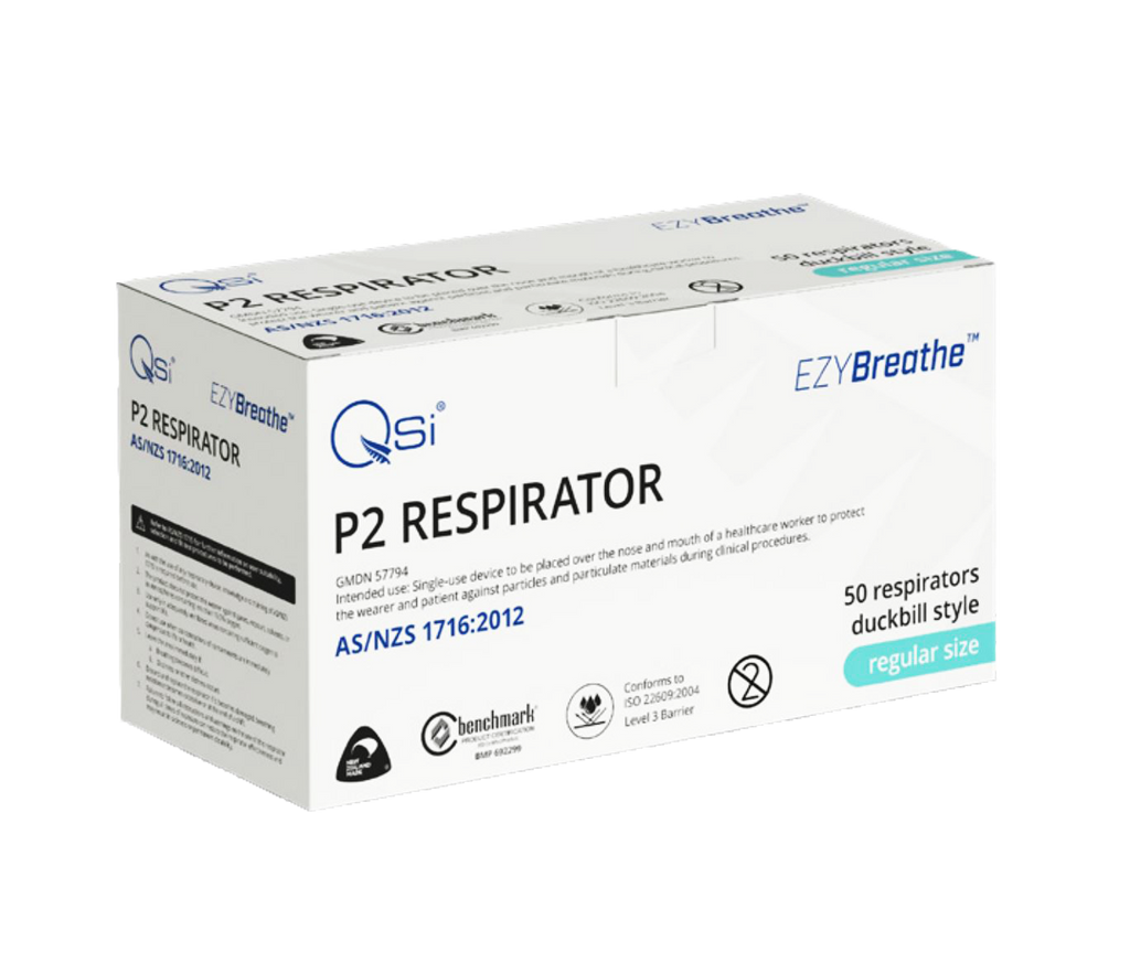 EZY - Breathe P2 Duck Bill Surgical P2 Respirator  Hospital Grade Level 3 | Head loop (1 x box 50 masks)